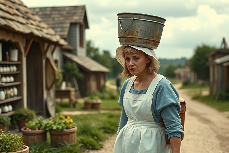 THE MILKMAID AND HER PAIL